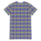 Casual T - Shirt Dress Golden Garden - ErdeGora
