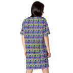 Casual T - Shirt Dress Golden Garden - ErdeGora