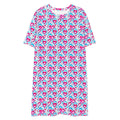 Casual T - Shirt Dress Heart Delight - ErdeGora