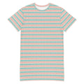 Casual T - Shirt Dress Pastel Waves - ErdeGora