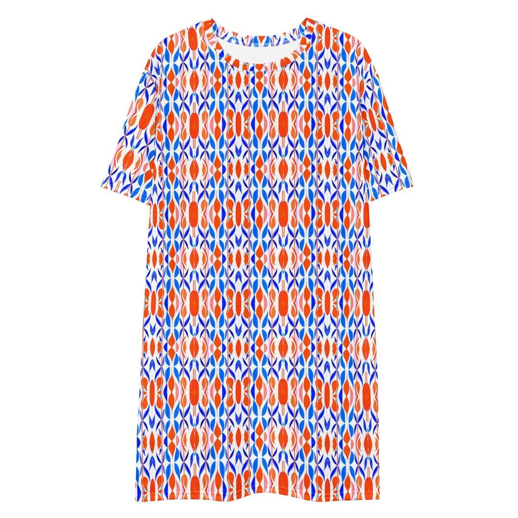 Casual T - Shirt Dress Tulip Cascade - ErdeGora