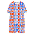 Casual T - Shirt Dress Tulip Cascade - ErdeGora