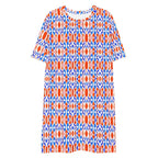 Casual T - Shirt Dress Tulip Cascade - ErdeGora