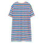 Casual T - Shirt Dress Tulips Symphony - ErdeGora