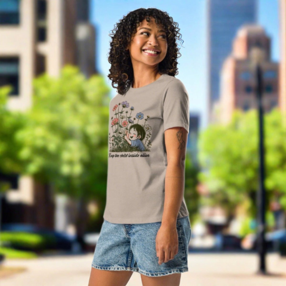 Childhood Memories Relaxed T - Shirt - ErdeGora