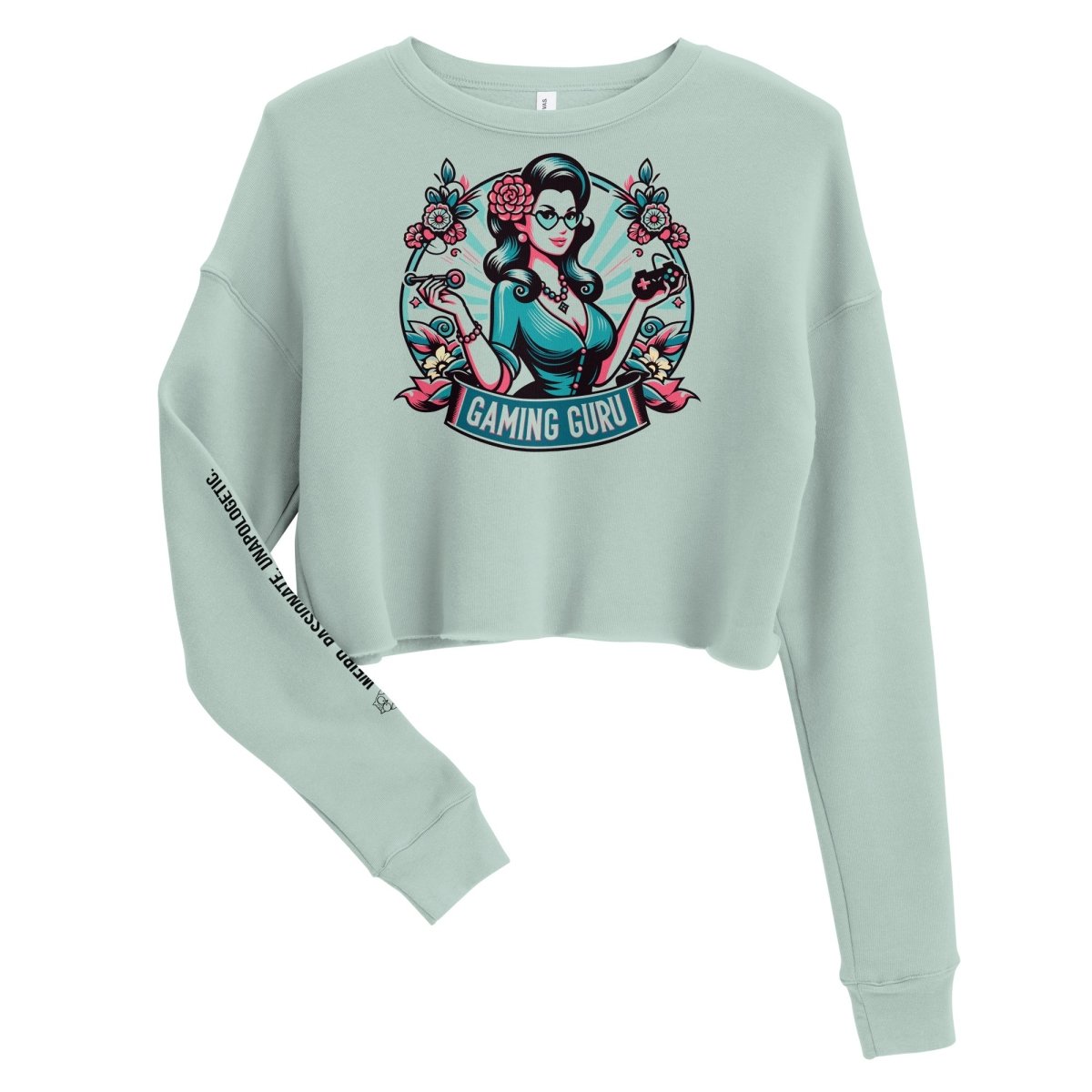 Crop Sweatshirt Gaming Guru - ErdeGora