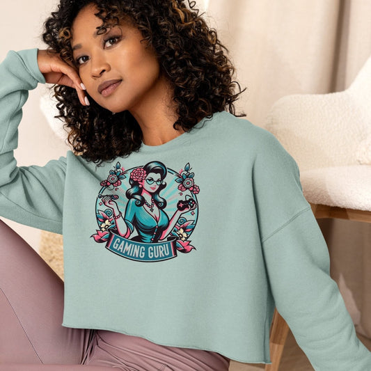 Crop Sweatshirt Gaming Guru - ErdeGora