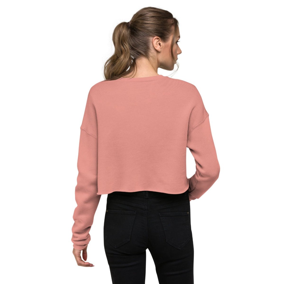 Embroidered Crop Sweatshirt Moe Als Een Koe - ErdeGora