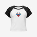 Women's Tee Embroidered Love Birds