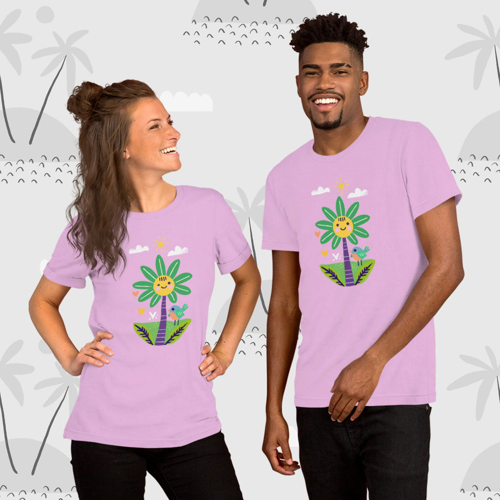 Unisex T-shirt – Robin’s Happy Palm