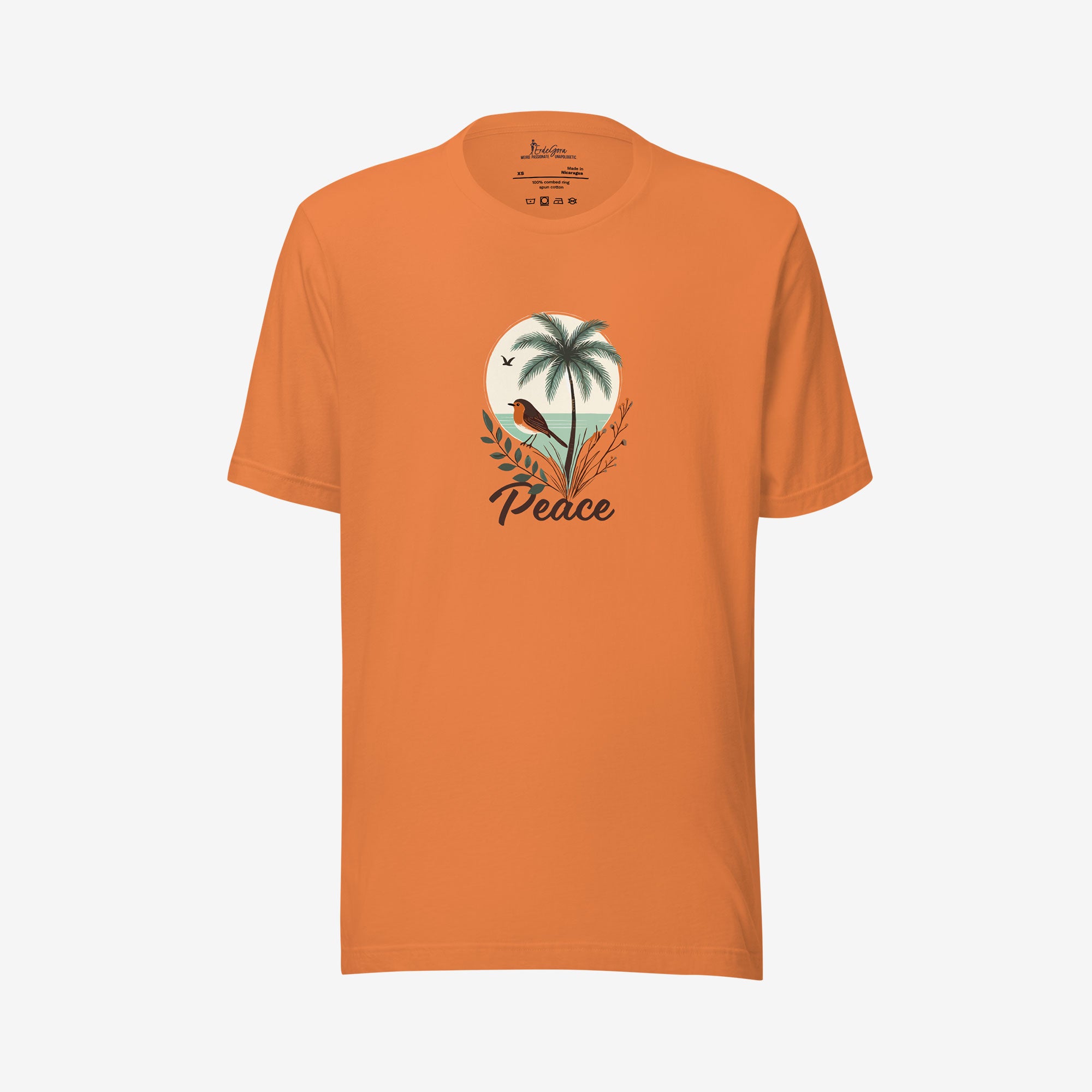 Unisex T-shirt – Peaceful Robin