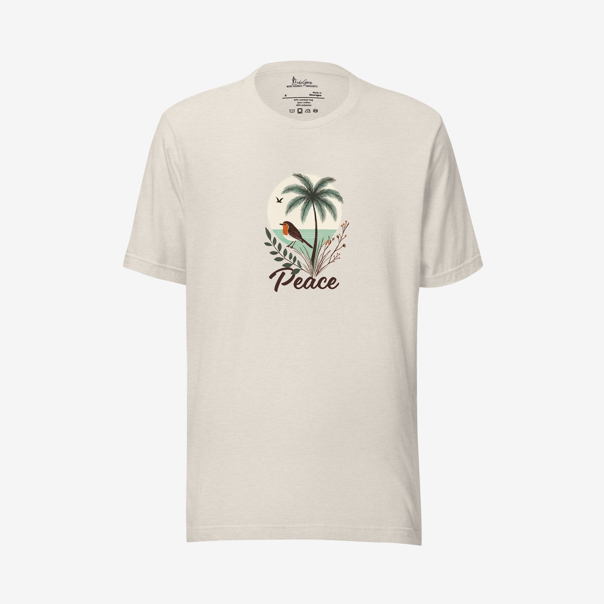 Unisex T-shirt – Peaceful Robin