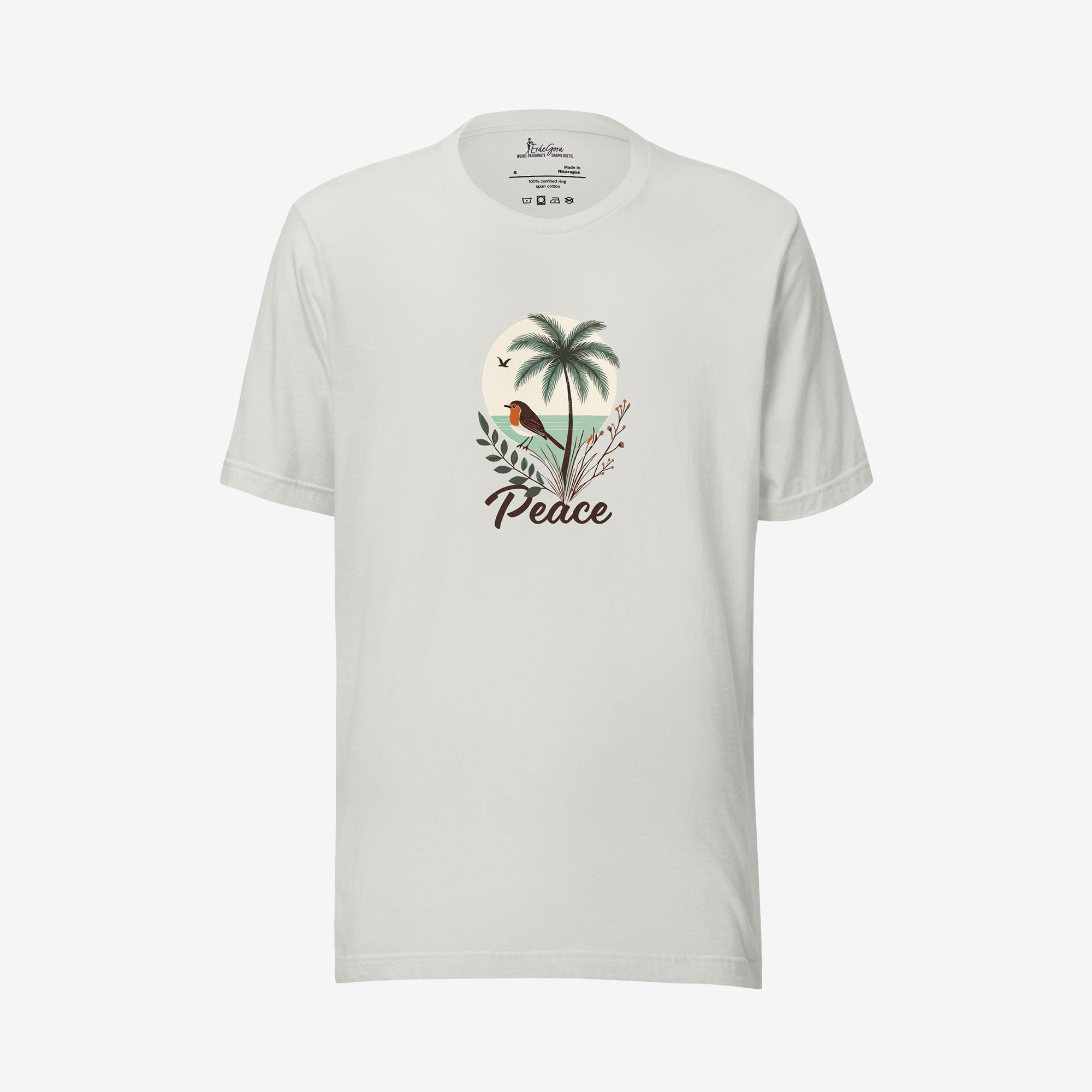 Unisex T-shirt – Peaceful Robin