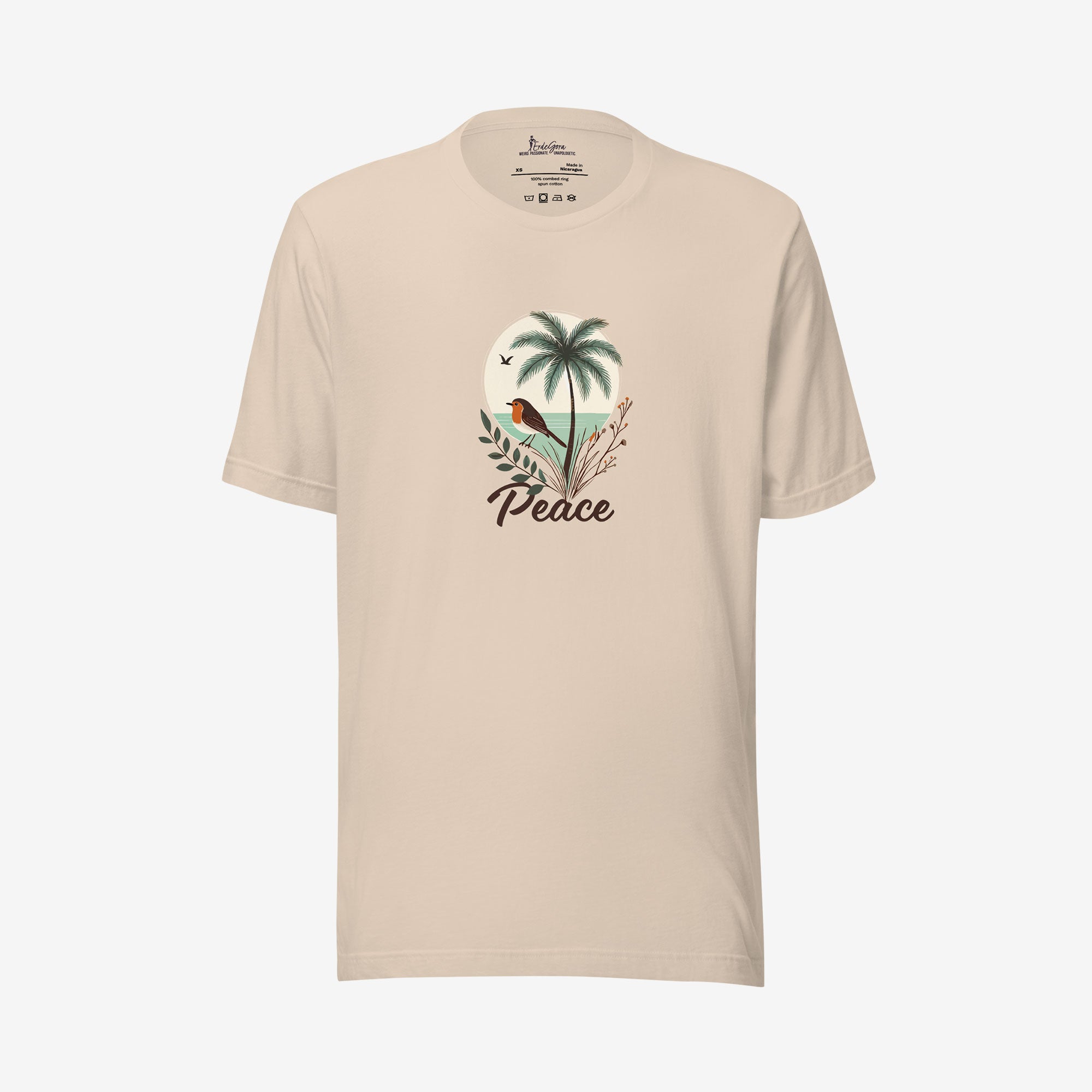 Unisex T-shirt – Peaceful Robin