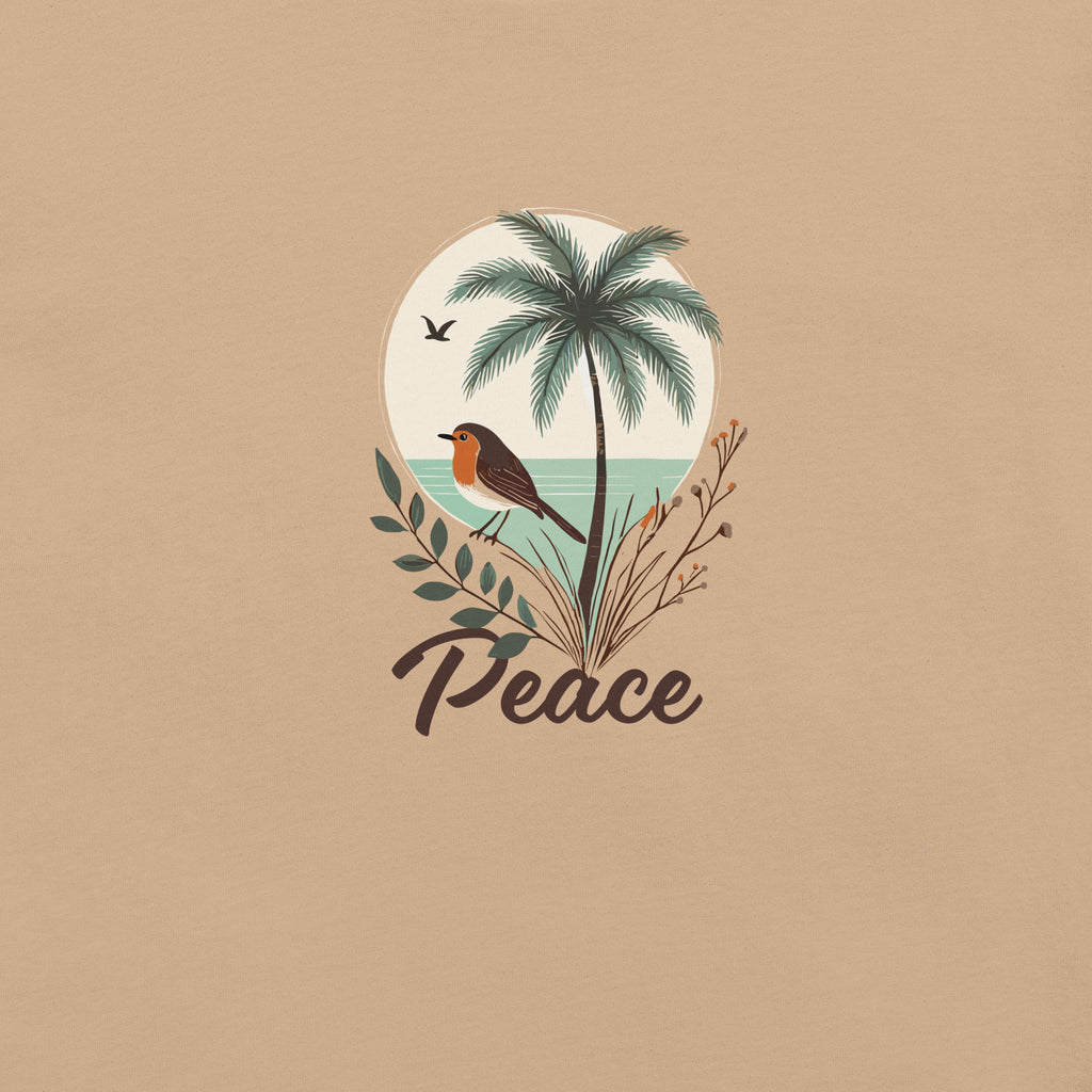 Unisex T-shirt – Peaceful Robin