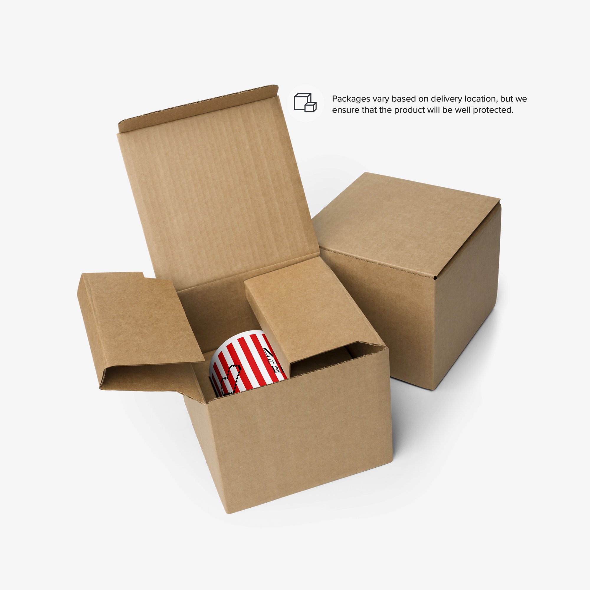 Striped Color Inside Ceramic Mug "Mrs Always Right"