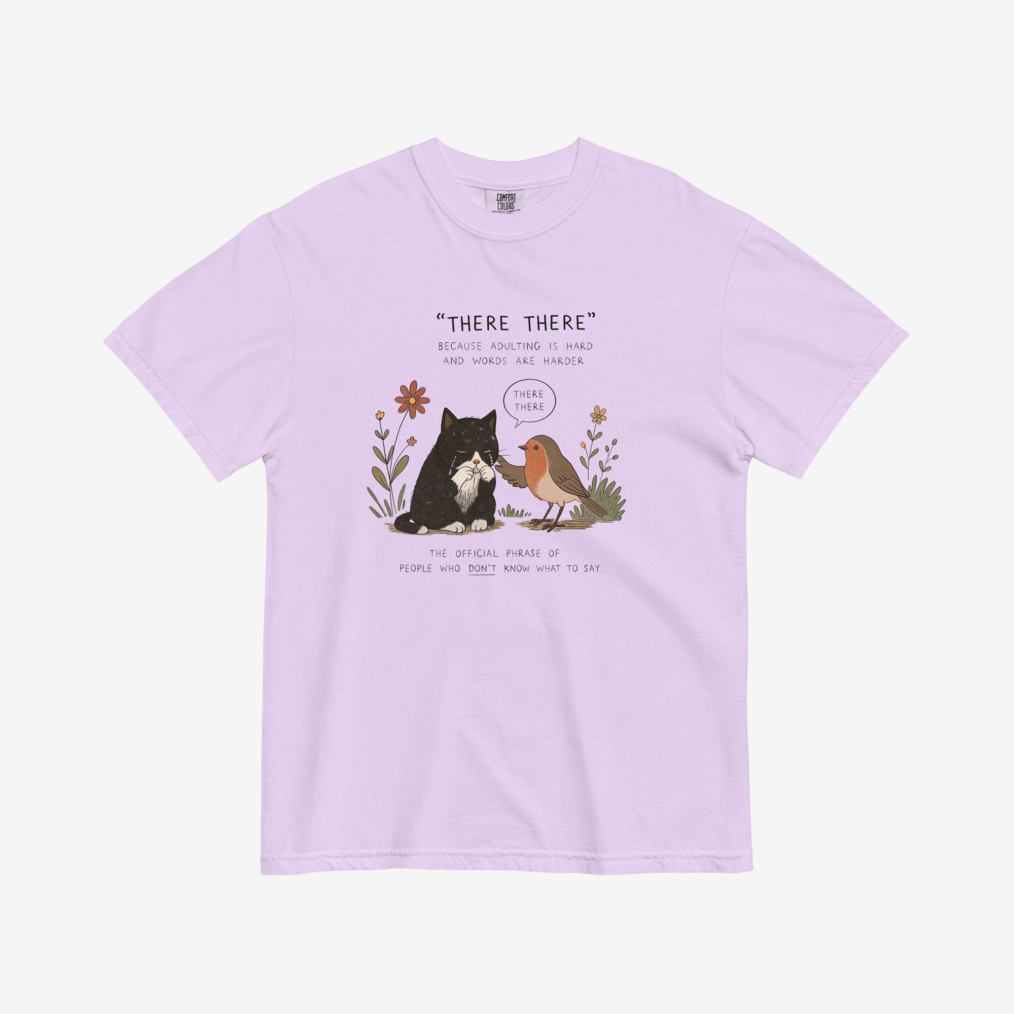 There There Cat & Robin T-Shirt