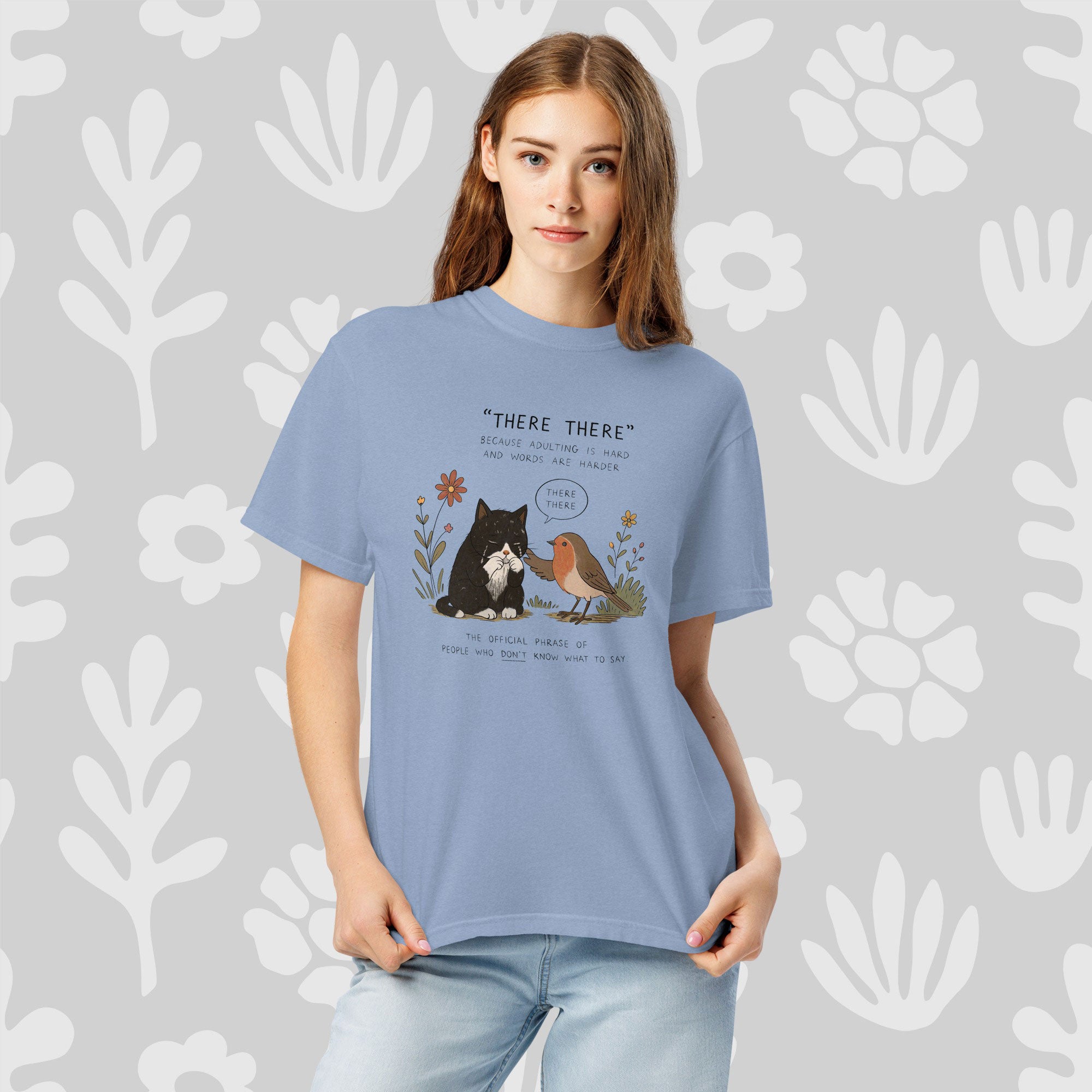 There There Cat & Robin T-Shirt