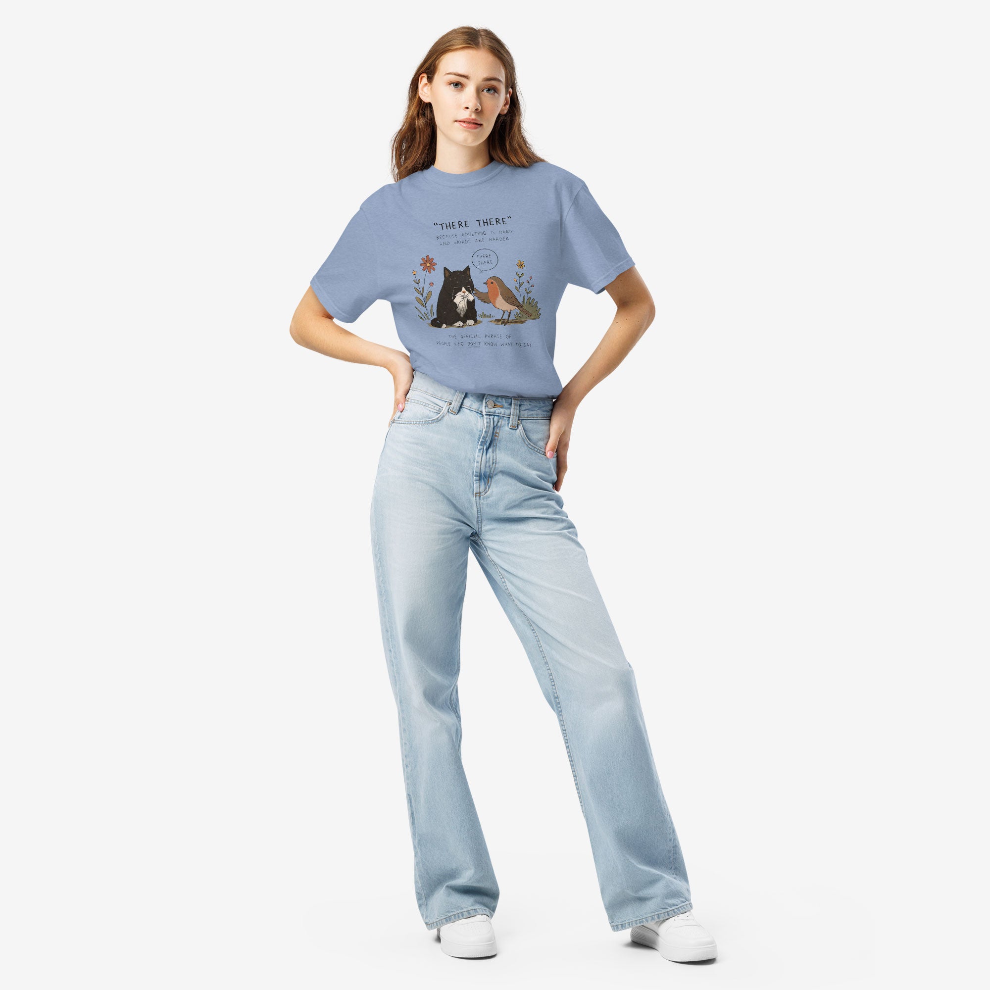There There Cat & Robin T-Shirt