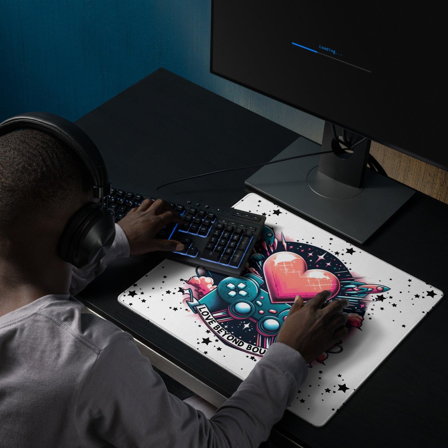 Medium Gaming Mouse Pad Love Beyond Bounds - ErdeGora