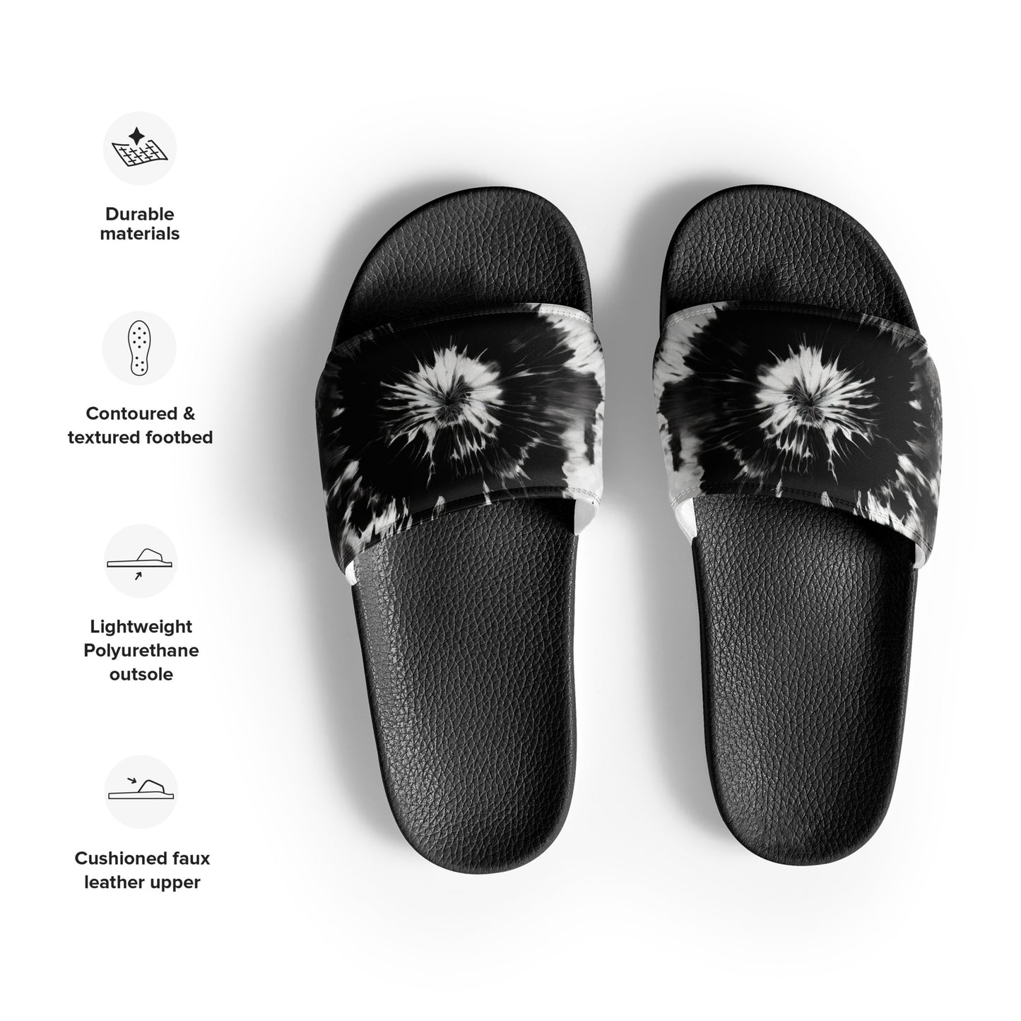 Men’s Slides Monochrome Burst - ErdeGora