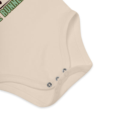 Organic Cotton Baby Bodysuit Papa’s Future Runner - ErdeGora