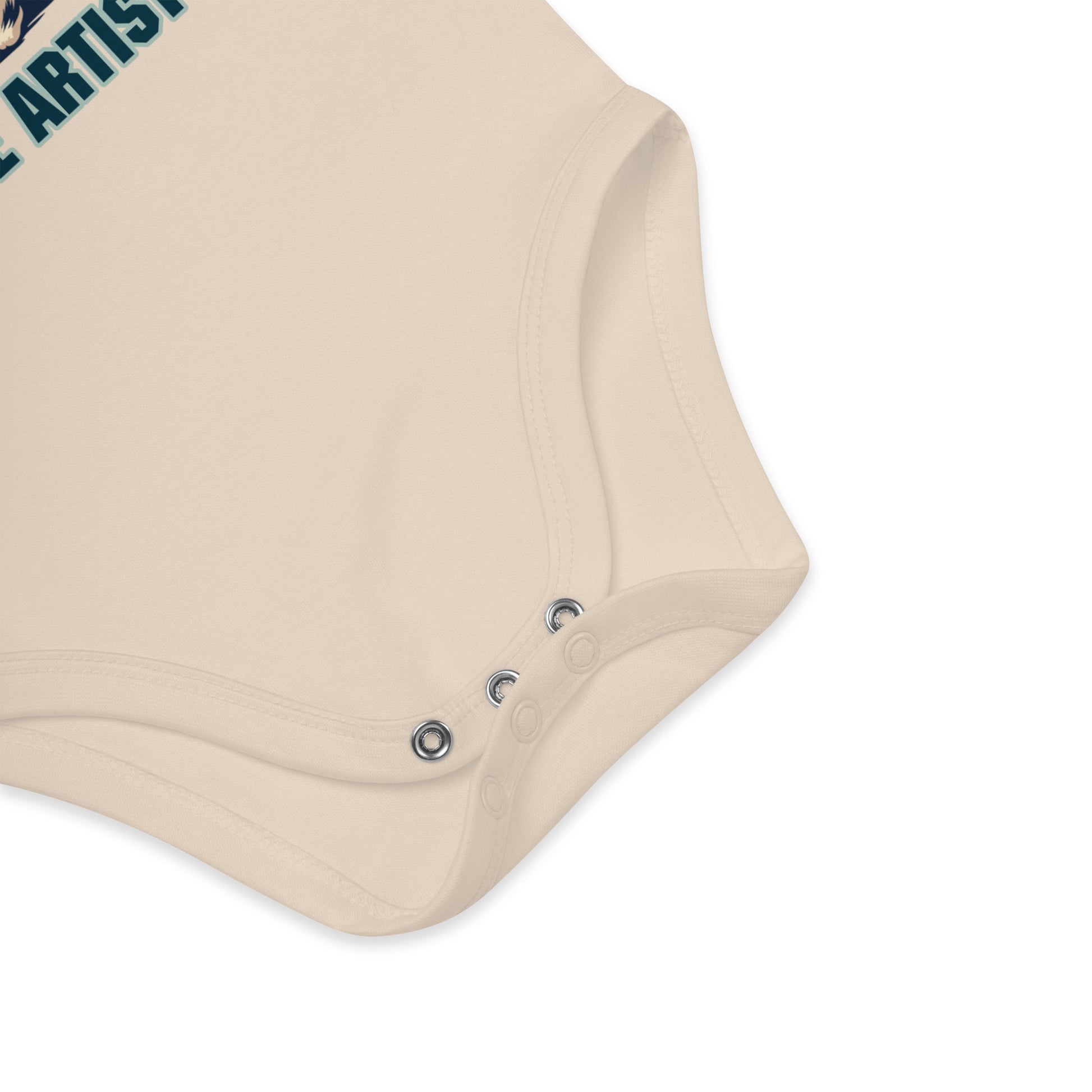 Organic Cotton Baby Bodysuit Papa's Future Artist - ErdeGora