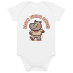 Organic Cotton Baby Bodysuit Papa's Future Dancer - ErdeGora