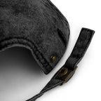 Personalize it! Black Embroidered Vintage Cotton Twill Cap Weirdly Passionate - ErdeGora