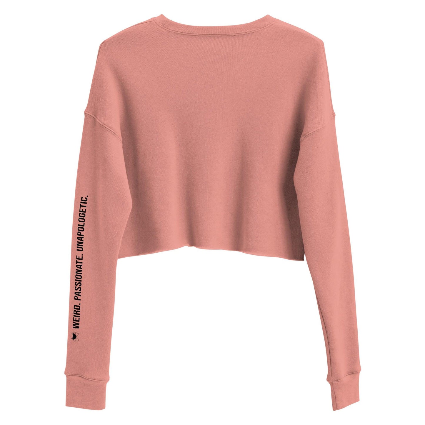 Personalize it! Crop Sweatshirt Purr-fectly Single - ErdeGora