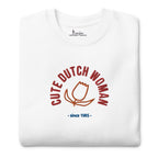 Personalize it! Embroidered Sweatshirt Cute Dutch Woman - ErdeGora