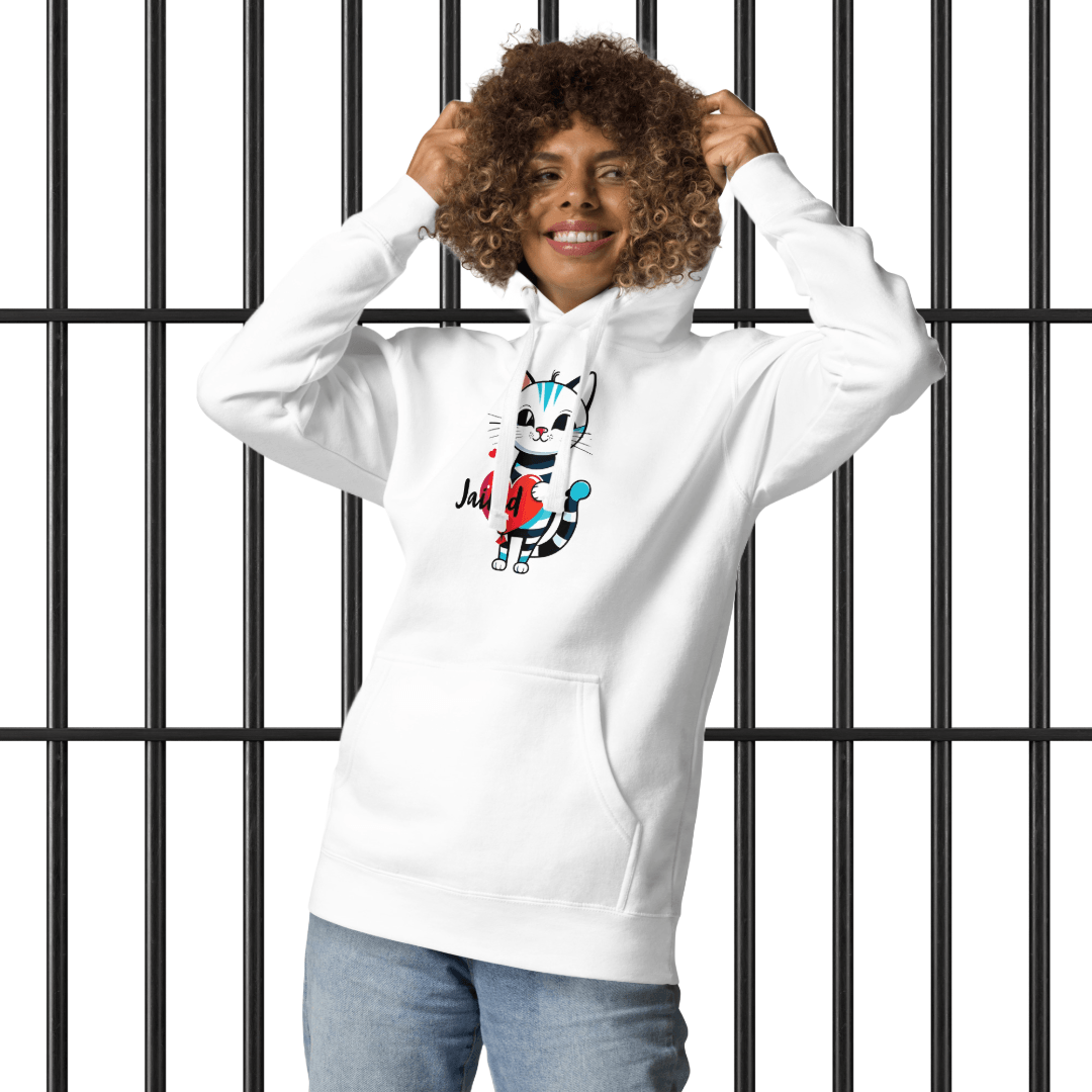 Premium Hoodie Jailed Love - ErdeGora