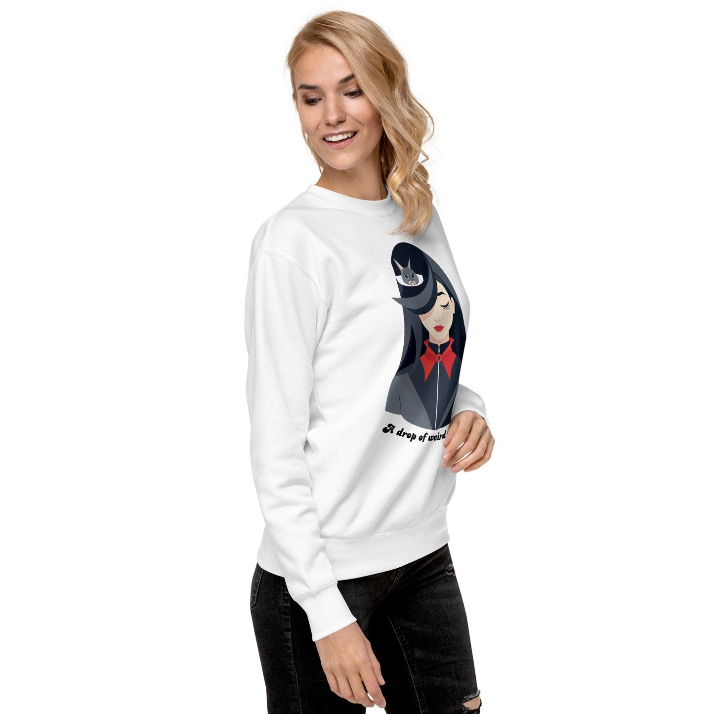 Premium Sweatshirt A Drop of Weird is Magic - ErdeGora