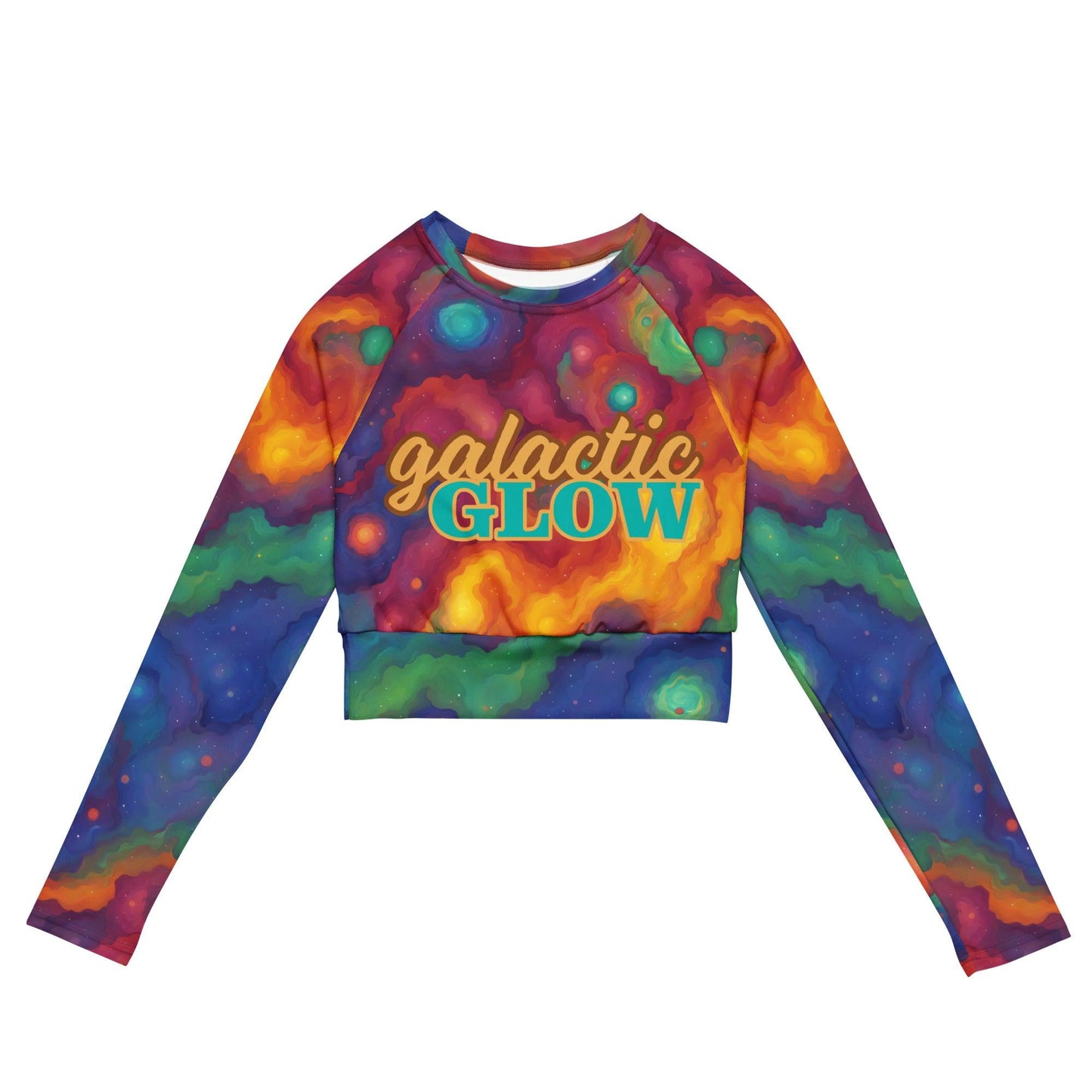 Recycled Long-sleeve Crop Top Aurora - ErdeGora