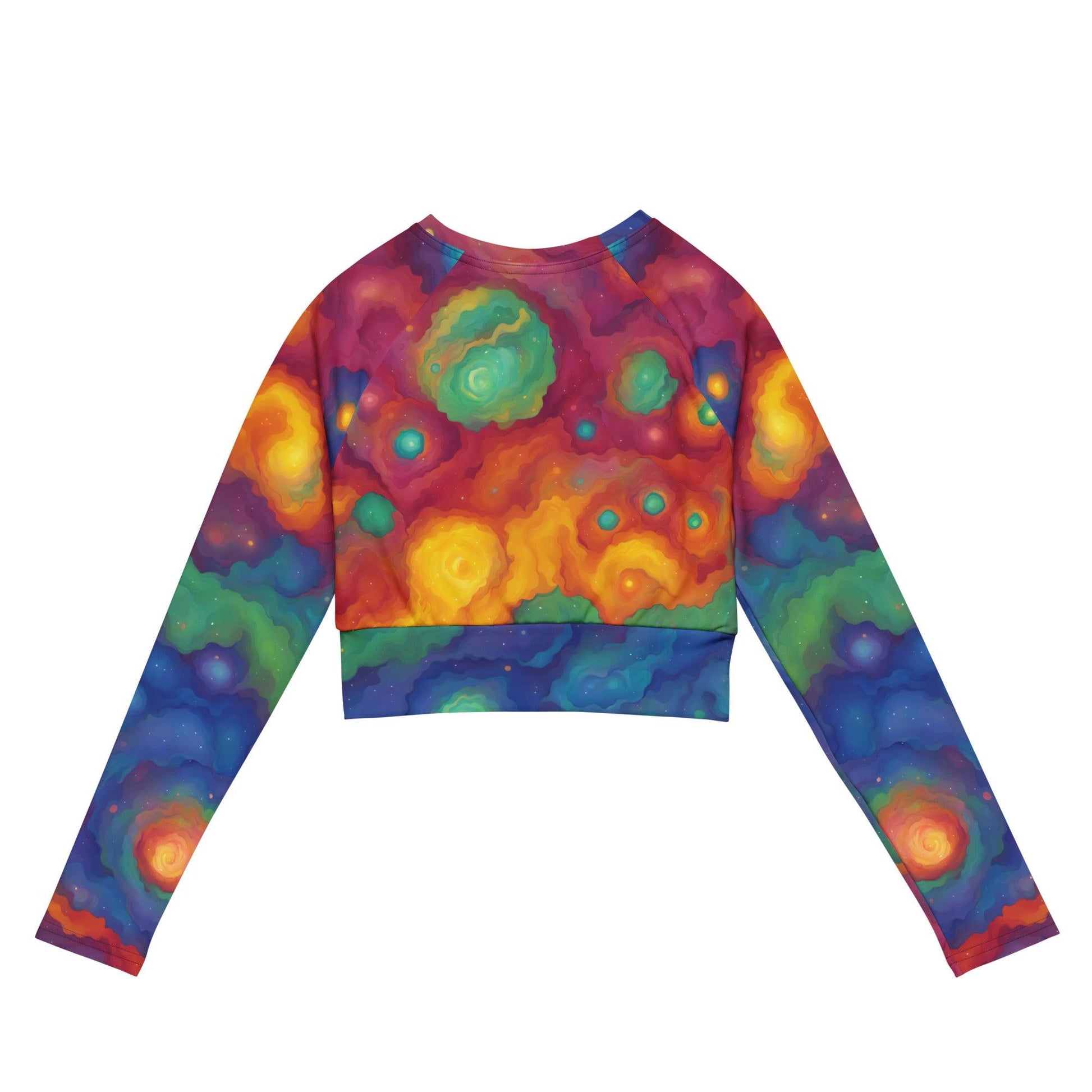 Recycled Long-sleeve Crop Top Aurora - ErdeGora