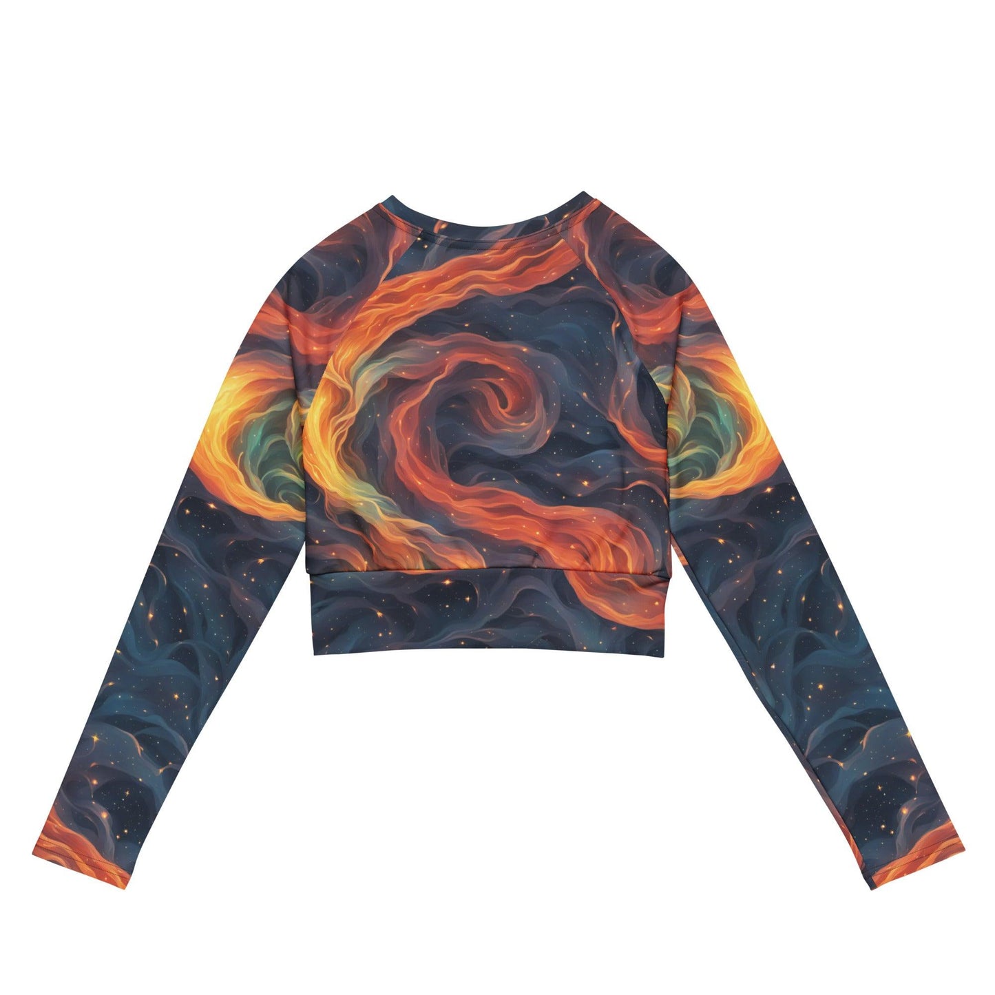 Recycled Long-sleeve Crop Top Lyra - ErdeGora