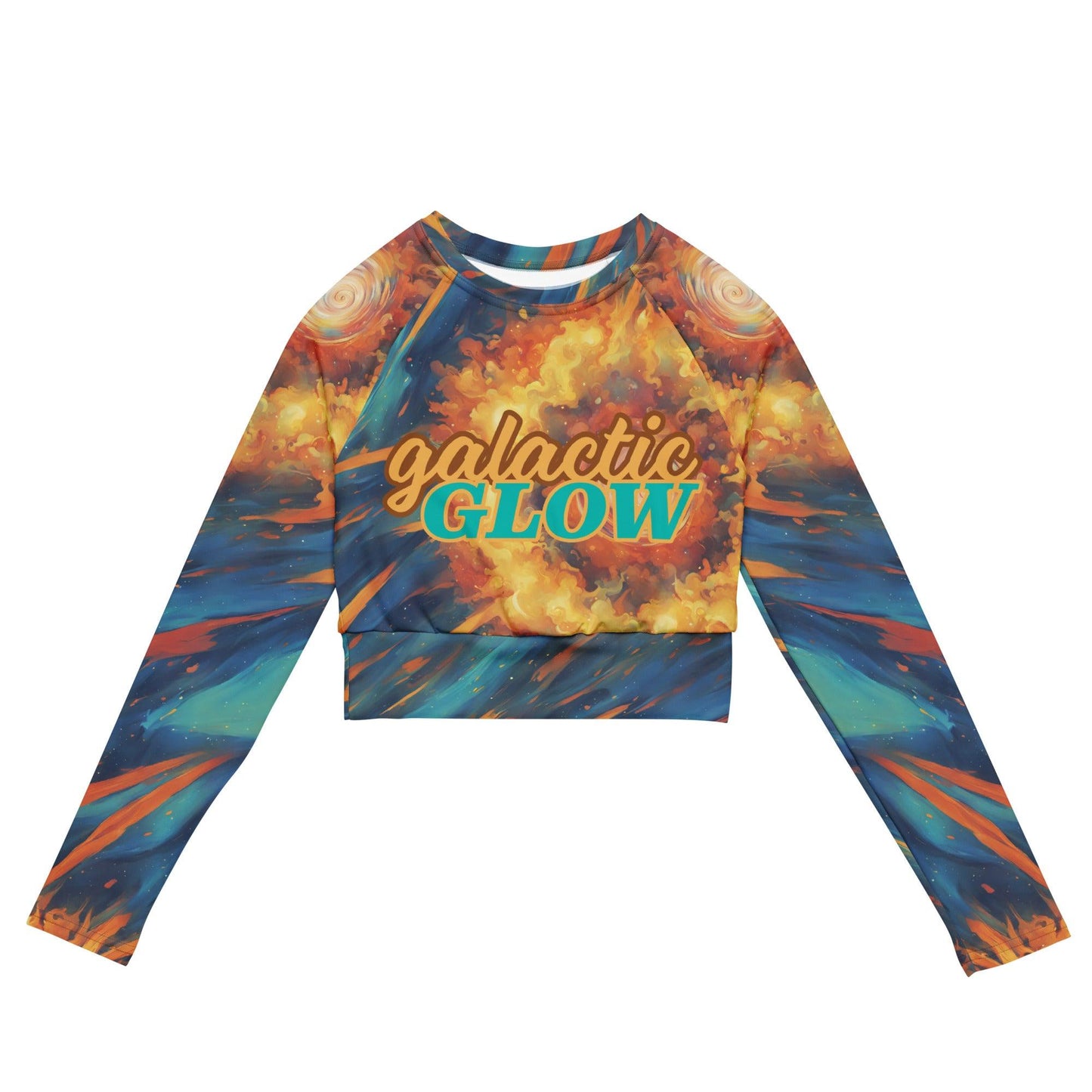 Recycled Long-sleeve Crop Top Sunburn - ErdeGora