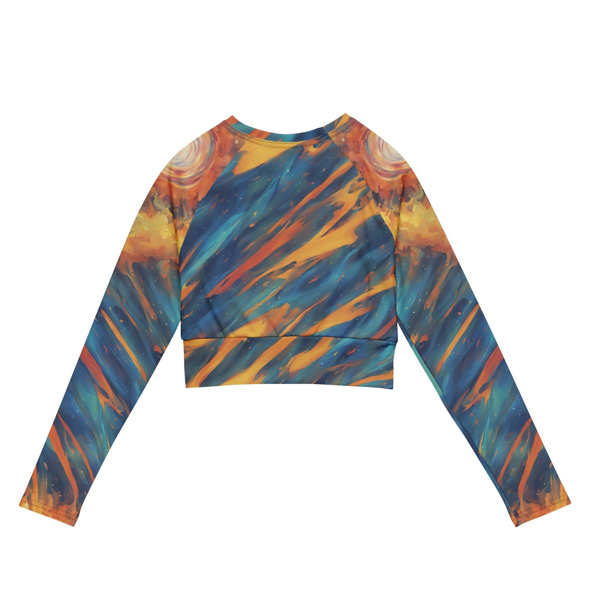 Recycled Long-sleeve Crop Top Sunburn - ErdeGora