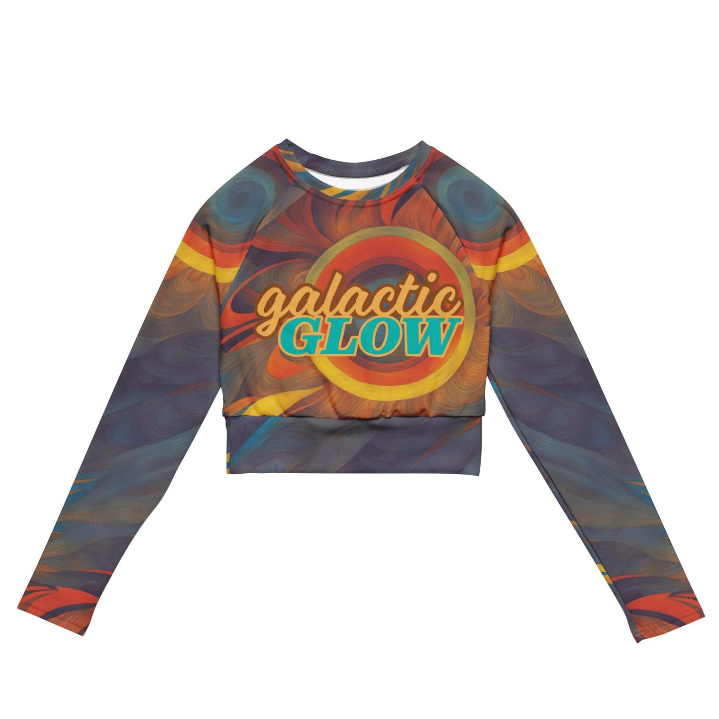 Recycled Long-sleeve Crop Top Supernova - ErdeGora