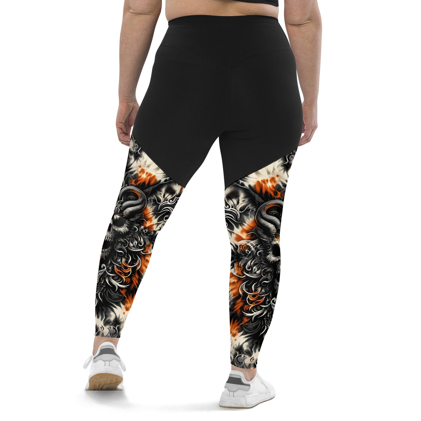 Sports Leggings Twilight Flame - ErdeGora