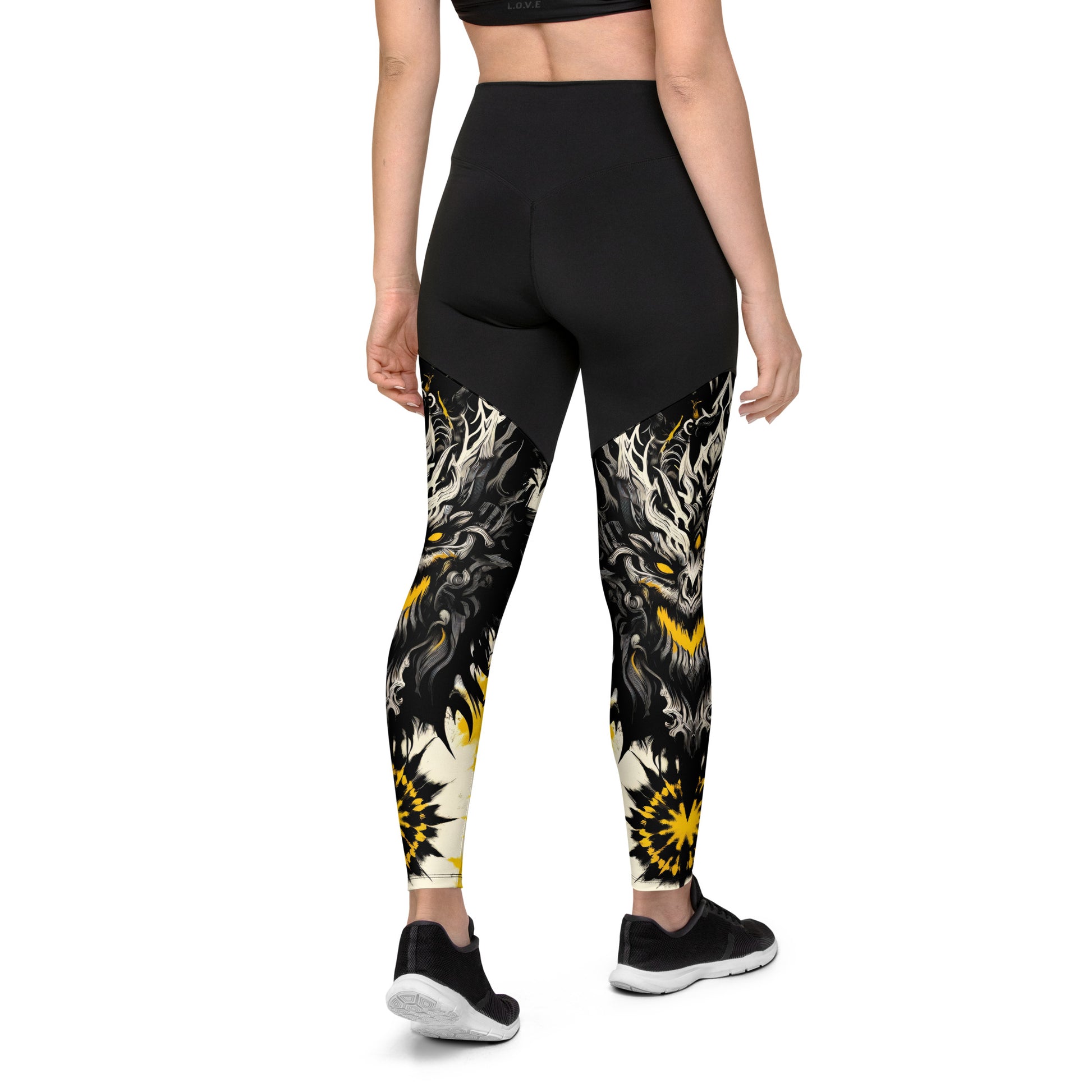 Sports Leggings Gilded Shadow - ErdeGora