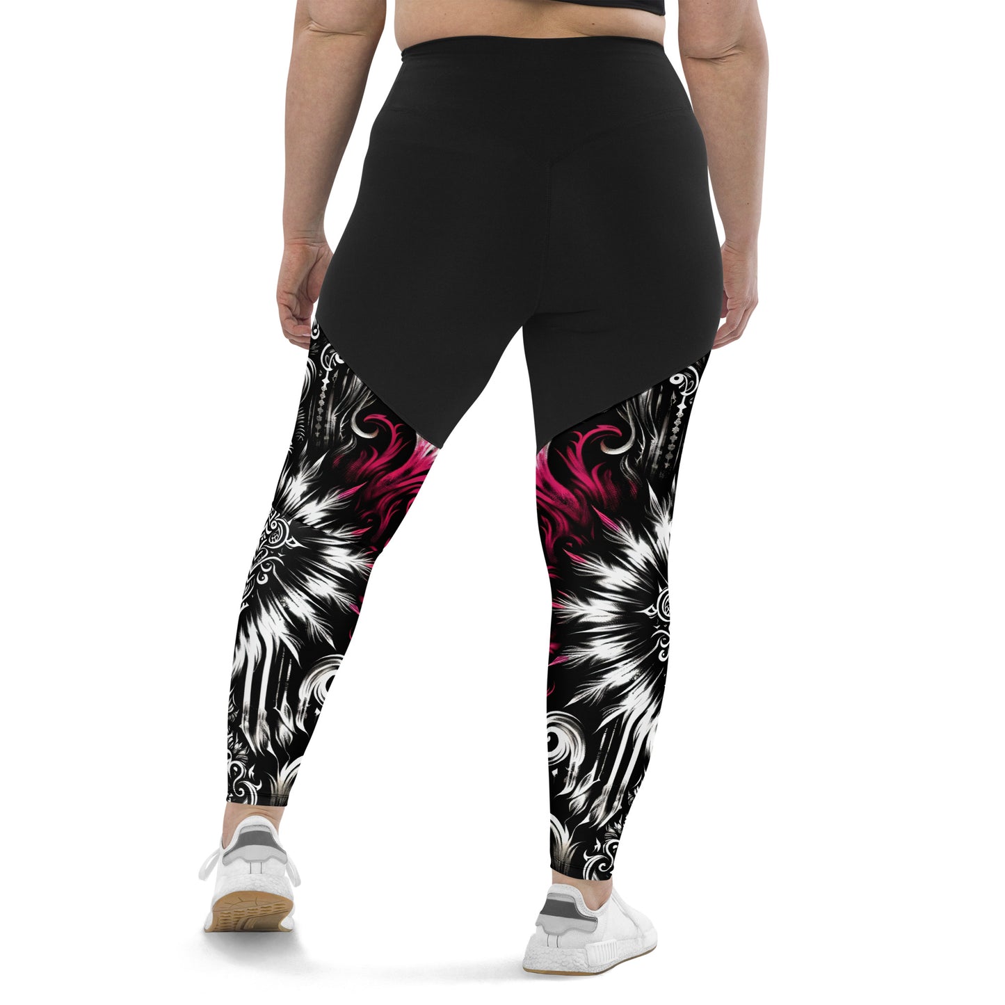 Sports Leggings Gothic Blossom - ErdeGora