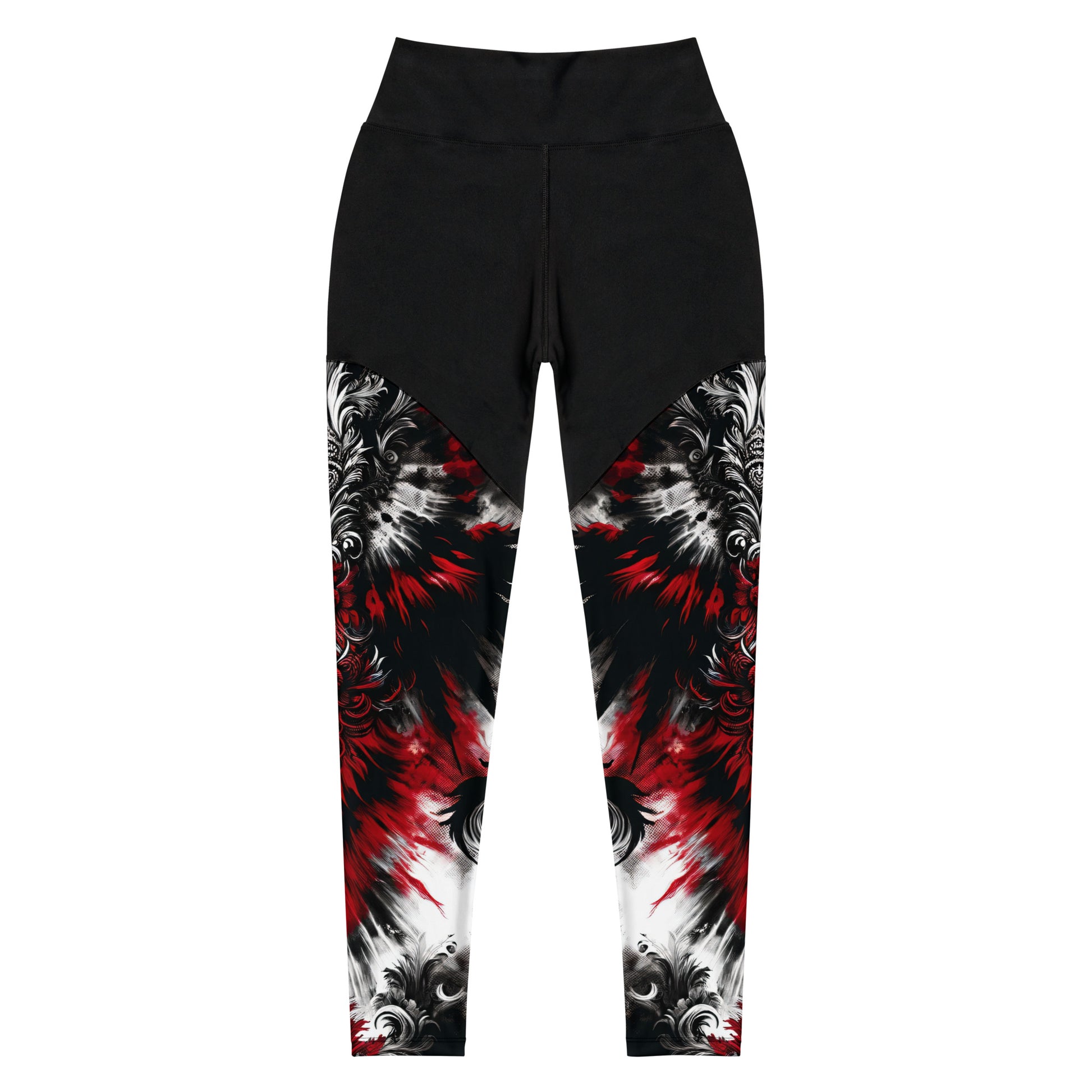 Sports Leggings Crimson Nocturn - ErdeGora