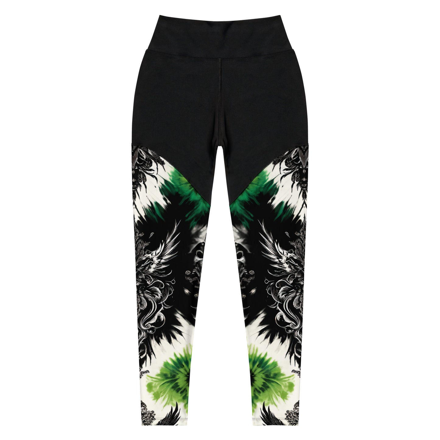 Sports Leggings Enchanted Emerald - ErdeGora