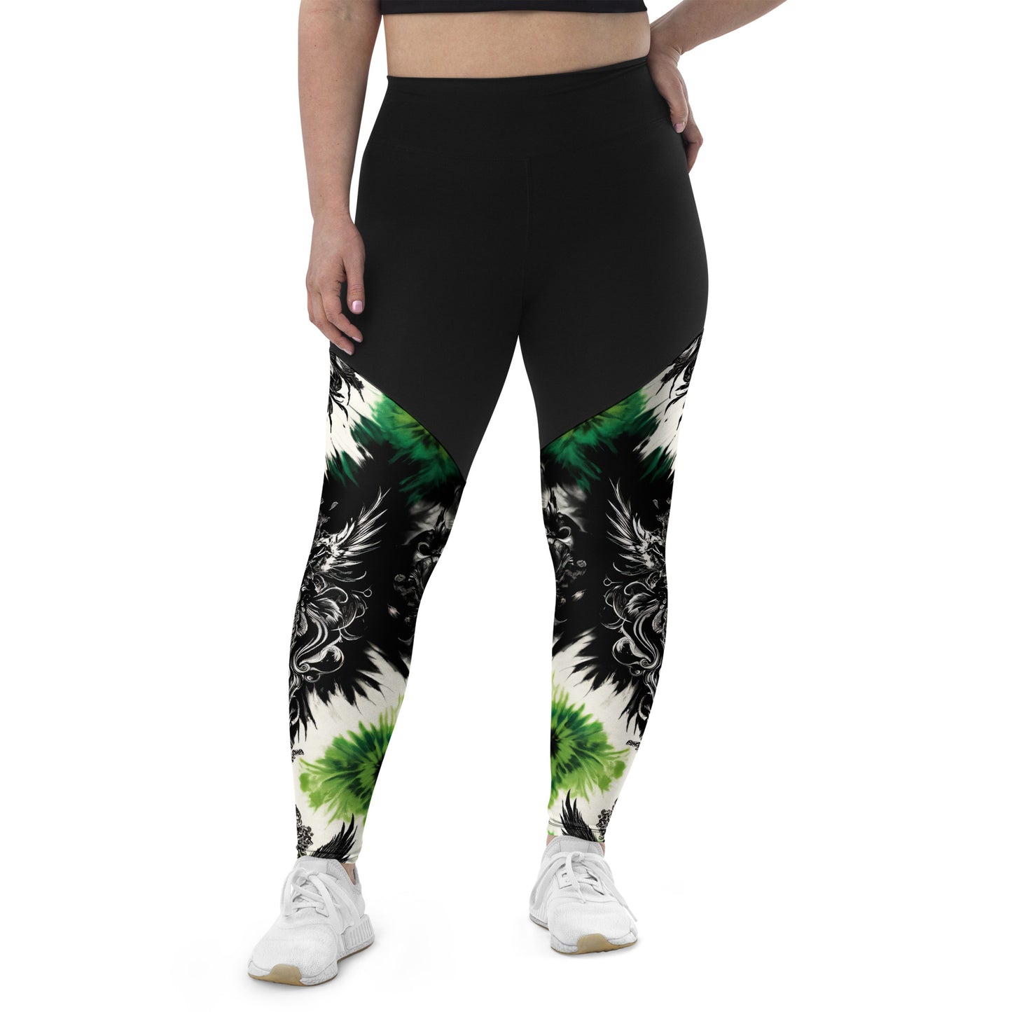 Sports Leggings Enchanted Emerald - ErdeGora