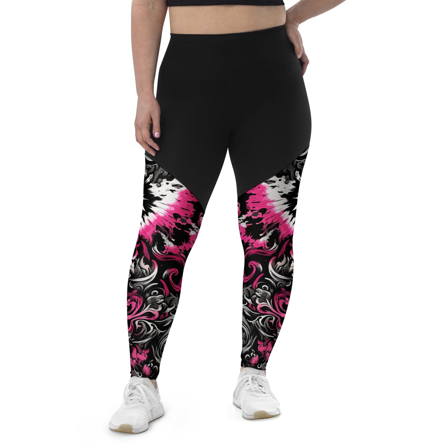 Sports Leggings Dark Blush - ErdeGora