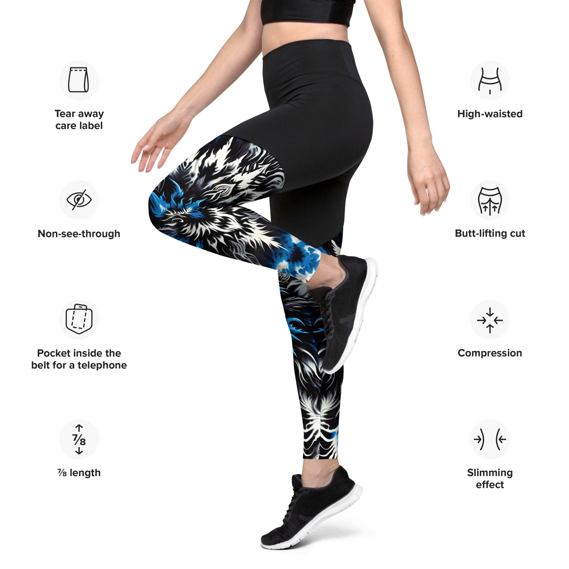 Sports Leggings Spectral Surge - ErdeGora