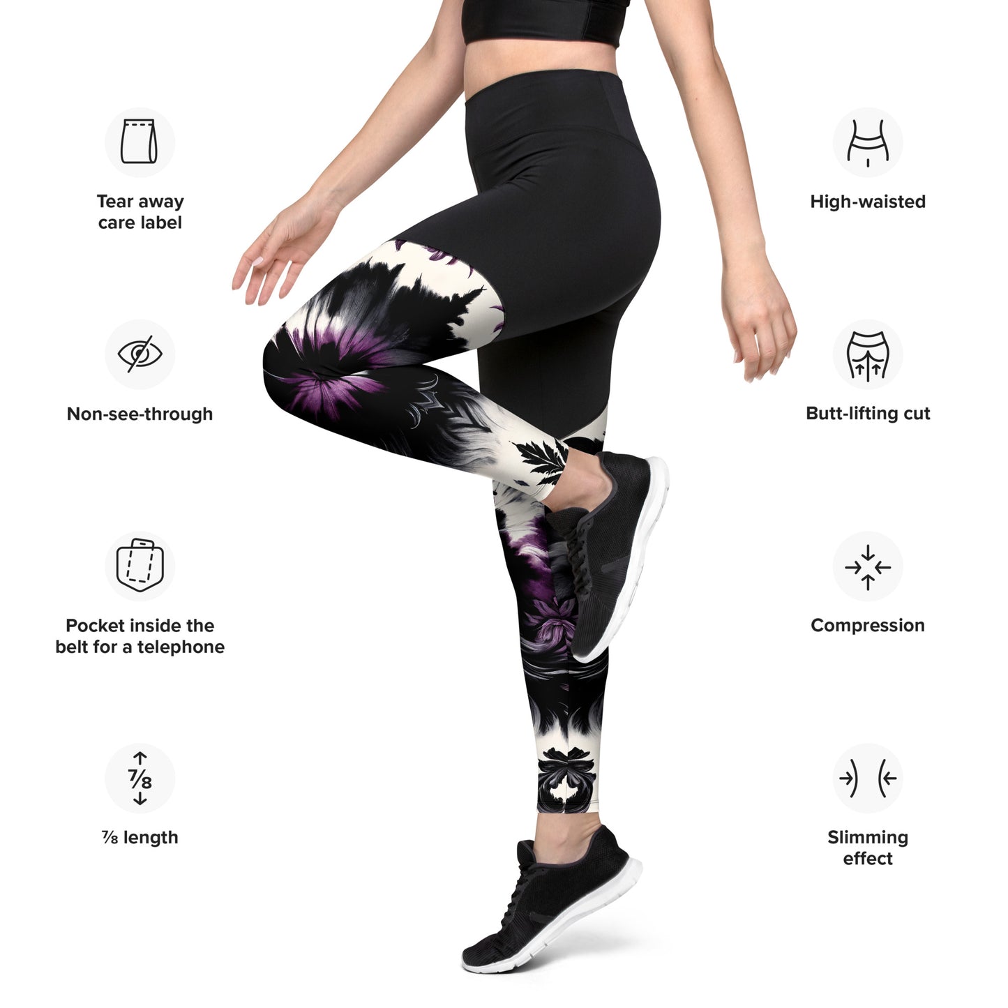 Sports Leggings Nightshade Pulse - ErdeGora