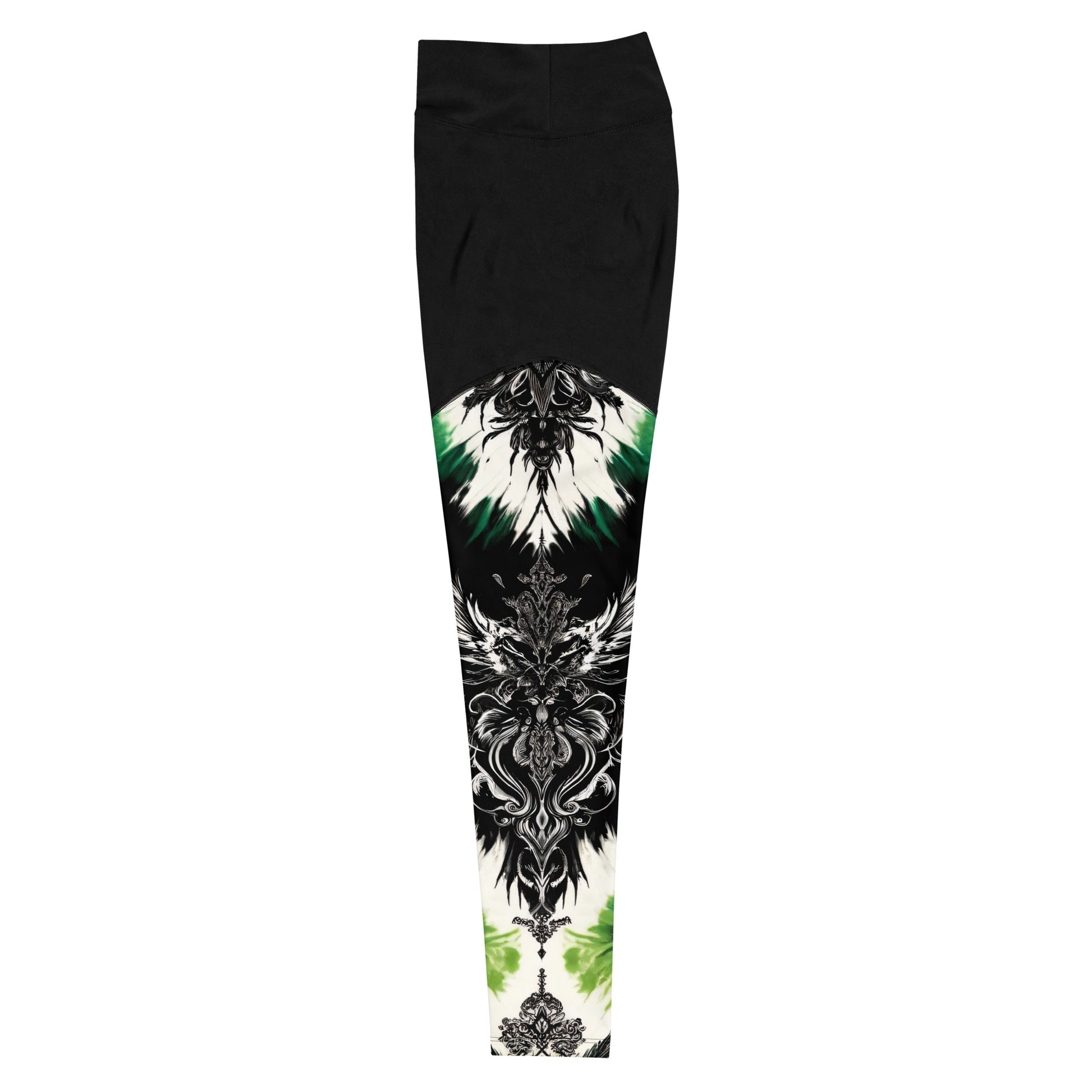 Sports Leggings Enchanted Emerald - ErdeGora