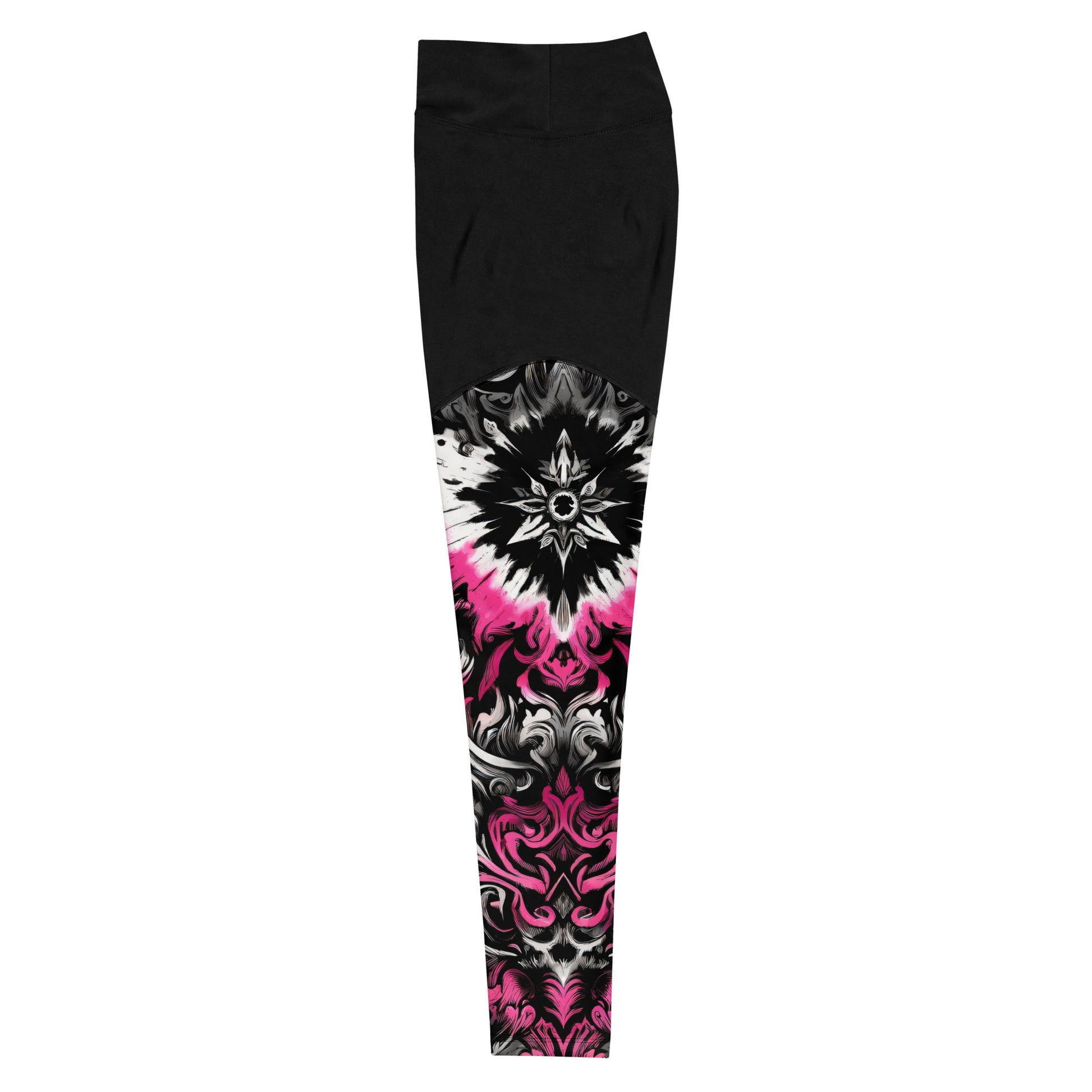 Sports Leggings Dark Blush - ErdeGora